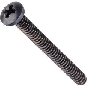 الفولاذ Pan الرأس آلة برغي ، أسود ، لمسة نهائية من الأوكسيد ، يلبي ASME b18.6.3 ، 1 فيليبس Drive, مقاس سن 4 – 40 ، سم ، والأخرى مترابطة ، استيراد بالكامل (عبوة من 100) in Kuwait