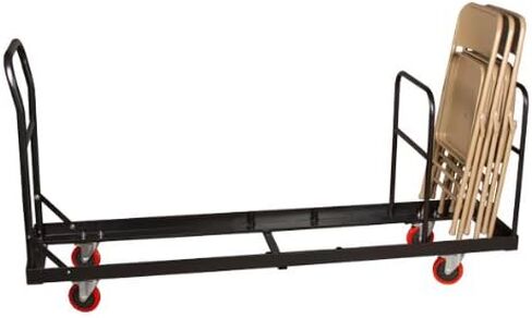 Norwood Commercial Furniture Folding Chair Dolly, Black, NOR-FEI1019-SO in Saudi Arabia