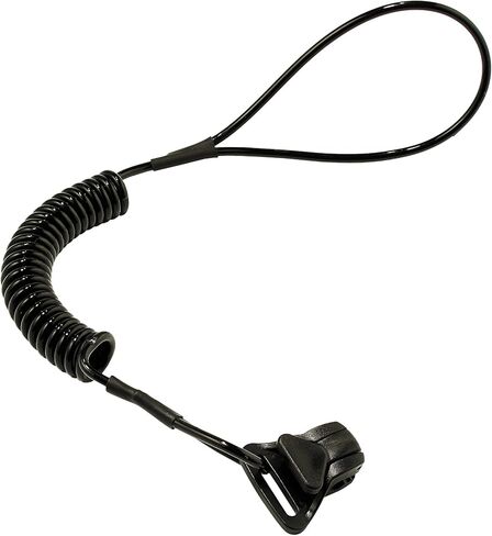 Coiled Lanyard with Clamp End, No Snag Design, Easily Attaches to Hard Hat, Tools, or Small Valuables, Weight Capacity 2lbs, Ergodyne Squids 3158, 3-Pack in Kuwait