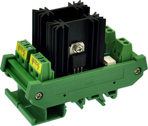 CZH-LABS DIN Rail Mount 8 Amp Solid State Relay SSR Module, in 4~32VDC, Out 100~240VAC. (1 Channel) in Saudi Arabia