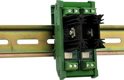 CZH-LABS DIN Rail Mount 8 Amp Solid State Relay SSR Module, in 4~32VDC, Out 100~240VAC. (1 Channel) in Saudi Arabia