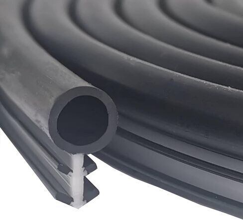 Bubble Kerf Mount Window Weatherstrip Seal 5/16" Bulb, Stiff Kerf Easily Applied to The Slot 50Ft (5/16", 50FtBlack) in Saudi Arabia