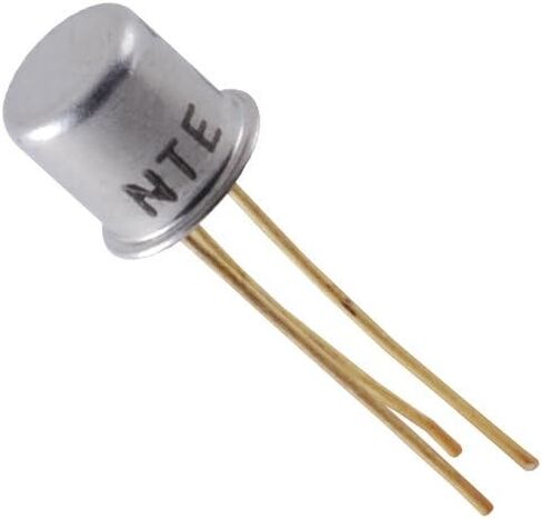 NTE Electronics 2N2222A ترانزستور NPN من السيليكون لتبديل الإشارة الصغيرة للأغراض العامة، 800 مللي أمبير، 50 فولت (عبوة من قطعتين) in Kuwait