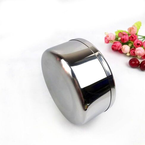 Zaoniy Stainless Steel Ashtray with lid, Cigarette Ashtray for Indoor or Outdoor Use, Ash Holder for Smokers, Desktop Smoking Ash Tray for Home Office Decoration in Saudi Arabia