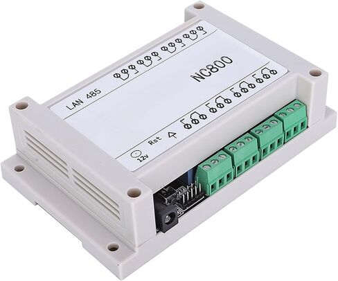 AC 10A 8-Channel Ethernet RJ45 Relay Remote Control Board Module TCP/IP Remote Controller Relay Switch with Case(White) in Saudi Arabia