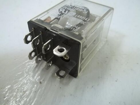 NTE Electronics R14-11D10-24 Series R14 مرحل DC للأغراض العامة، ترتيب الاتصال DPDT، 10 أمبير، 24 فولت تيار مستمر in Saudi Arabia