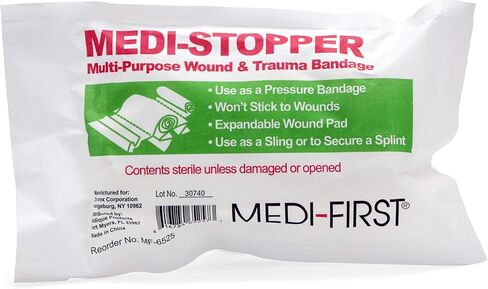 Medique Products 64101 Blood Stopper Compress, 5-Inch X 9-Inch, 1-Pack, white in Saudi Arabia