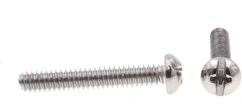 Prime-Line 9004709 Machine Screw, Round Head, Slotted/Phillips Combo, #10-24 X 1-1/4 in, Grade 18-8 Stainless Steel, Pack of 25 in Saudi Arabia