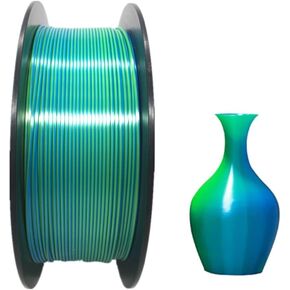 Prinko PLA 3D Printer Filament, PLA Filament 1.75mm, Dimensional Accuracy +/- 0.02 mm, 1kg Carton Spool PLA Filament, 1.75mm (Rainbow) in Saudi Arabia