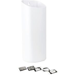 JS Jackson Supplies Black Lint Bin with Magnetic Back (Set of 2), Large and Small Space Saving Trash Bins and Organizers for Laundry Room and Kitchen, Wall Mountable in Saudi Arabia