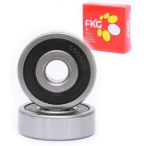 FKG 6300-2RS 10x35x11 مللي متر كرة أخدود عميقة تحمل محامل ختم مطاطي مزدوج مشحم مسبقًا 2 قطعة in Saudi Arabia