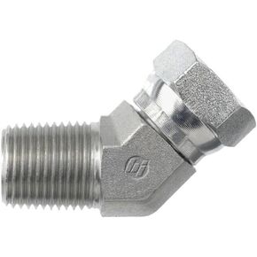 brennan Industries 1503 – 16 – 16-fg Forged محول 45 درجة الكوع من الفولاذ المقاوم للصدأ ، 1 " ذكر nptf x 1 " أنثى الأنبوب دوار ، 1.500 " سداسية الرأس in Kuwait