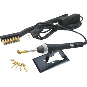 3D Printing Smoothing Tool Kit, 3D Printing Modify Finishing Tool, Cleaning Needle, Scarper (USB Power Cord) (Charcoal) in Kuwait