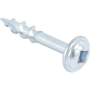 #8 x 1-1/4" Pocket Hole Screws, Washer Head with Coarse Thread, Square Drive Self Tapping, Zinc Plated Wood Screws, 150MM Drive Bit Included, 500PCS in Saudi Arabia