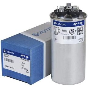 مكثف GE Genteq المستدير 35/3 uf MFD 370 فولت 97F9472 (يحل محل GE 97F9472BZ2 وZ97F9472)، 35 3 MFD في 370 فولت in Kuwait