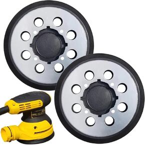 2 Packs Replacement Sanding Pads for Dewalt, 5 inch 8 Hole Hook and Loop DWE64233 & N329079 Metal Backplane Replacement Pad, Compatible with DWE6421-B2, DWE6421-B3, DWE6423/6423K, DWE6421/6421K in Kuwait