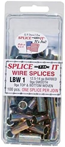 Wire Splice,12.5ga Barb/9g 100 in Saudi Arabia