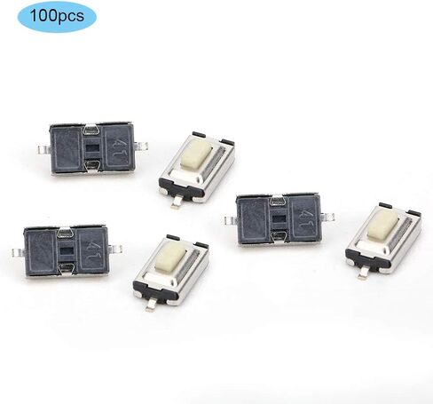100 قطعة مفتاح ضغط اللمس، SMD DIP 2 Pin Micro لحظة اللباقة التبديل، 3 مم × 6 مم × 2.5 مم للهاتف GPS MP3 MP4 DIY الإلكترونية in Saudi Arabia