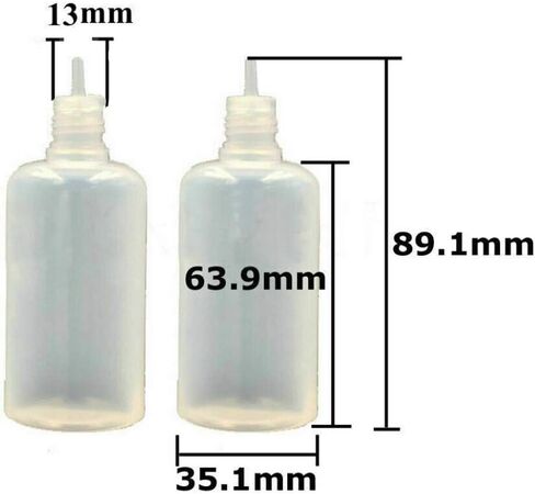 LDPE Plastic Dropper Bottles Empty Squeeze Liquid Eye Dripper Containers with Child Resistant Cap (Bottles + Caps + Tips+label) 30ML x20-Black in Kuwait