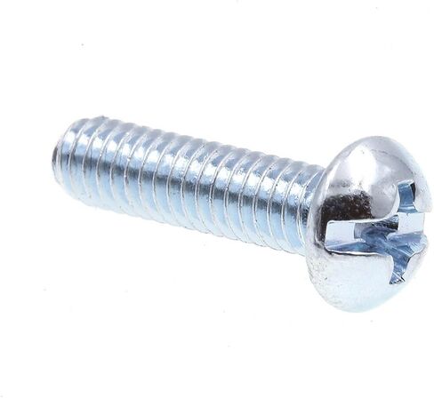 Prime-Line 9003533 Machine Screw, Round Head, Slotted/Phillips Combo, #8-32 X 5/8 in, Zinc Plated Steel, Pack of 100 in Saudi Arabia