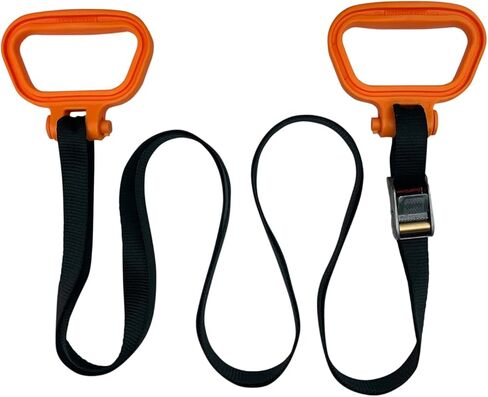 مقبض متعدد وأشرطة رفع للسحب، 2 مقبض متحرك قابل للتعديل، حزام أمتعة رافع للأثاث مع مقابض قابلة للتعديل لحمل الأثاث والأجهزة والمراتب والرياضة ومعدات التخييم in Kuwait