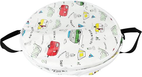 Orangutize سلة المهملات المنبثقة | سلة المهملات المحمولة القابلة للطي للتخييم | 19 × 20 بوصة | سلة المهملات المنبثقة للتخييم، وRVing، وأكثر من ذلك بكثير! in Kuwait