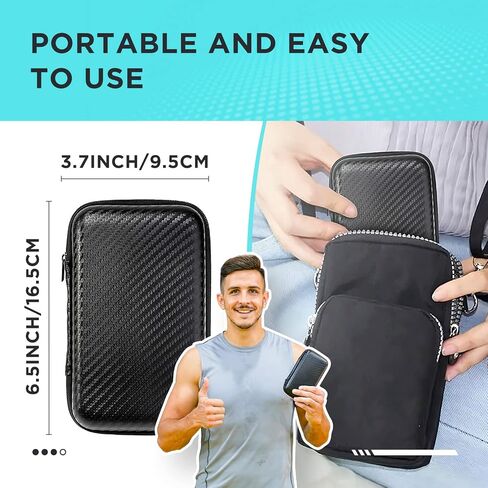 Wireless TENS & EMS Therapy Unit, 10 Modes with 39 Levels Sync Stim Massager Unit Muscle Stimulator for Pain Relief, 6pcs Electrode Pads & Case in Saudi Arabia