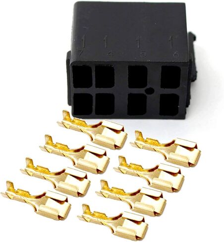 GIE.TOP GI1407 مجموعة/مجموعات 6.3 مم 14-16AWG أنثى الذهب المجرف موصل طرفي + مفتاح الروك التوصيل توصيل صندوق المقبس ARB Carling (4 مجموعات) in Saudi Arabia