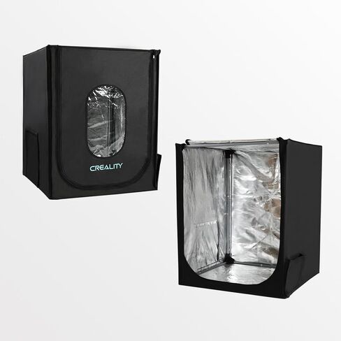 حاوية طابعة Creality ثلاثية الأبعاد، حاوية طابعة ثلاثية الأبعاد مقاومة للحريق والغبار، غرفة غطاء حماية ثابتة لدرجة الحرارة لـ Ender5/5 pro/5 Plus، CR-10/10S/10S PRO/10MINI، CR-X/CR-20/20PRO- كبير in Kuwait