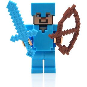 LEGO Minecraft Steve with Diamond Armor and Sword in Kuwait