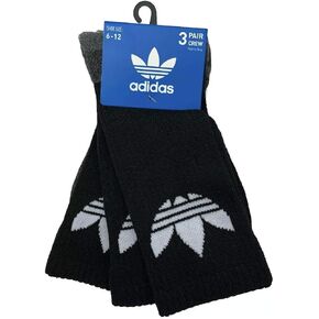 جوارب Adidas الرجالية المكونة من 3 أزواج مقاس 6-12 in Saudi Arabia