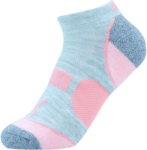 PUMA Women's 6 Pack No Show All Sport Socks (9-11, Multi) in Saudi Arabia