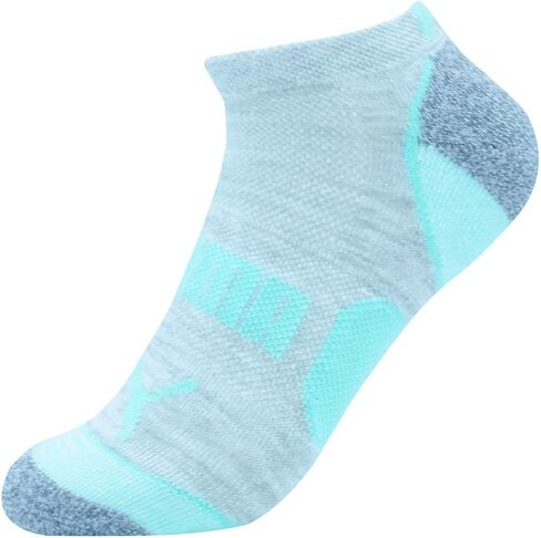 PUMA Women's 6 Pack No Show All Sport Socks (9-11, Multi) in Saudi Arabia