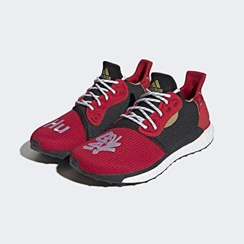 adidas Mens CNY Solar Hu Glide x Pharrell Williams Running Casual Shoes, in Saudi Arabia