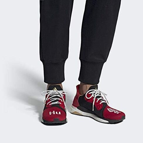 adidas Mens CNY Solar Hu Glide x Pharrell Williams Running Casual Shoes, in Saudi Arabia