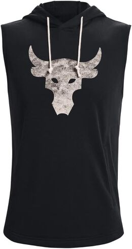 Under Armour Men's Project Rock Terry Sleeveless Hoodie in Saudi Arabia