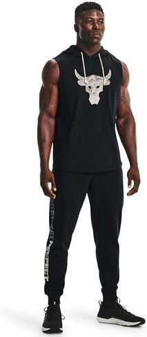 Under Armour Men's Project Rock Terry Sleeveless Hoodie in Saudi Arabia