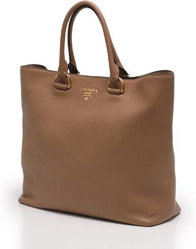 Prada Women's Brown Vitello Phenix Shopping Tote Top Handle Bag Shoulder Bag 1BG865 in Kuwait