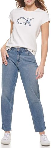 Calvin Klein Women's Sportswear Essential Everyday Cotton Span Jersey T Shirt in Saudi Arabia