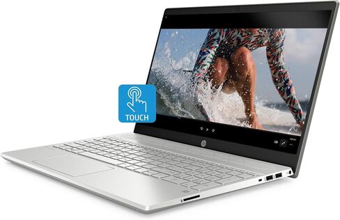 لاب توب اتش بي بافيلون 15 بوصة اتش دي شاشة لمس عالية الوضوح، الجيل 10 انتل كور i5-1035G1، ذاكرة رام 8 جيجا، محرك الاقراص الصلبة 512 جيجا، ويندوز 10 هوم (15-cs3010nr، فضي معدني) in Kuwait