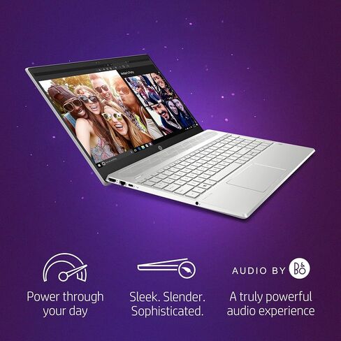لاب توب اتش بي بافيلون 15 بوصة اتش دي شاشة لمس عالية الوضوح، الجيل 10 انتل كور i5-1035G1، ذاكرة رام 8 جيجا، محرك الاقراص الصلبة 512 جيجا، ويندوز 10 هوم (15-cs3010nr، فضي معدني) in Kuwait