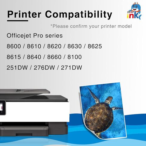 Starink 950XL 951XL Ink Cartridges Combo Pack, Compatible Replacement for HP 951 950 XL for OfficeJet Pro 8600 8610 8620 8630 8625 8615 8100 8640 Printer(Black Cyan Magenta Yellow) 4-Pack in Saudi Arabia