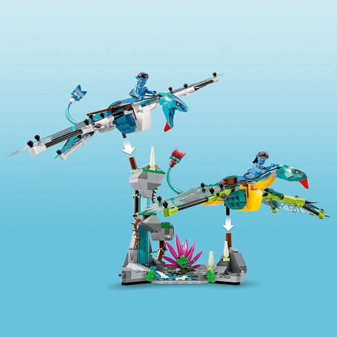 LEGO Avatar Jake & Neytiri’s First Banshee Flight 75572 Building Toy Set with 2 Minifigures for Kids, Boys, Girls Ages 9+ (572 Pieces) in Saudi Arabia