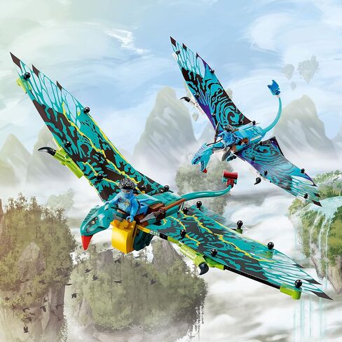 LEGO Avatar Jake & Neytiri’s First Banshee Flight 75572 Building Toy Set with 2 Minifigures for Kids, Boys, Girls Ages 9+ (572 Pieces) in Saudi Arabia