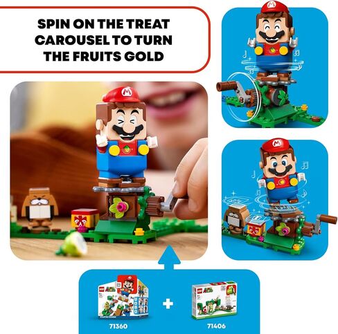 LEGO Super Mario Yoshi’s Gift House Expansion Set 71406 Building Toy Set for Kids, Boys, and Girls Ages 6+ (246 Pieces) in Kuwait
