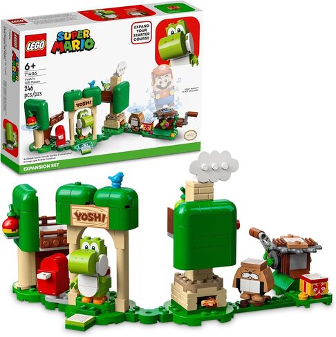 LEGO Super Mario Yoshi’s Gift House Expansion Set 71406 Building Toy Set for Kids, Boys, and Girls Ages 6+ (246 Pieces) in Kuwait