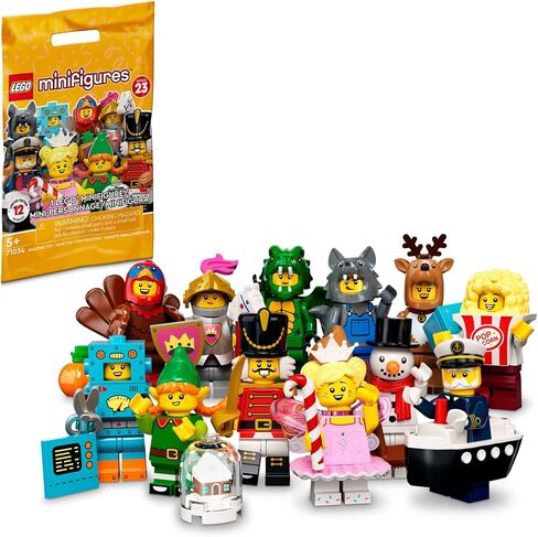 LEGO Minifigures Series 23 71034 Limited-Edition Building Toy Set; Imaginative Gift for Kids, Boys and Girls Ages 5+ (1 of 12 to Collect) in Saudi Arabia