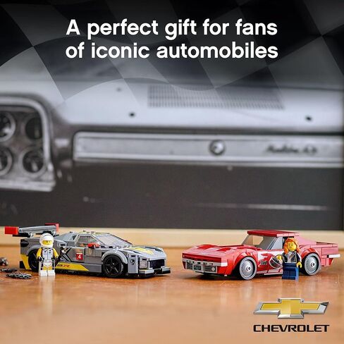 LEGO Speed Champions Chevrolet Corvette C8.R Race Car and 1969 Chevrolet Corvette 76903 Building Kit; New 2021 (512 Pieces) in Saudi Arabia