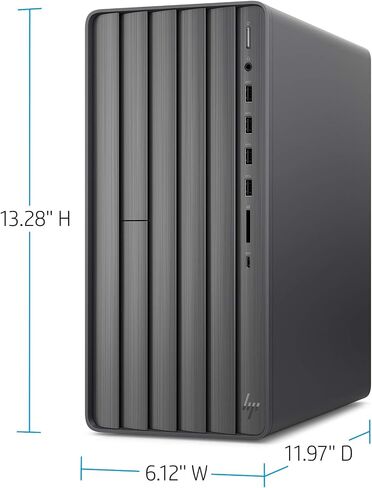 HP ENVY Desktop Computer, Intel Core i7-10700, 16 GB RAM, 1 TB Hard Drive & 512 GB SSD Storage, Windows 10 Pro (TE01-1254, 2020 Model) in Saudi Arabia
