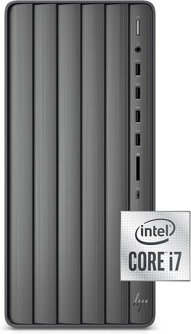 HP ENVY Desktop Computer, Intel Core i7-10700, 16 GB RAM, 1 TB Hard Drive & 512 GB SSD Storage, Windows 10 Pro (TE01-1254, 2020 Model) in Saudi Arabia